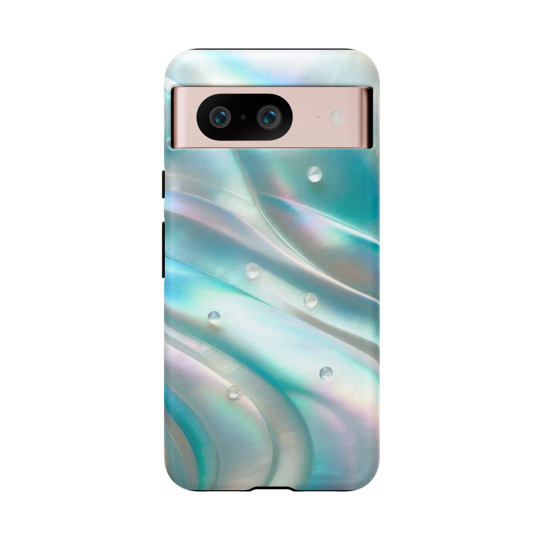 Iridescent Pearl Wave phone case | Tough Cases Printify