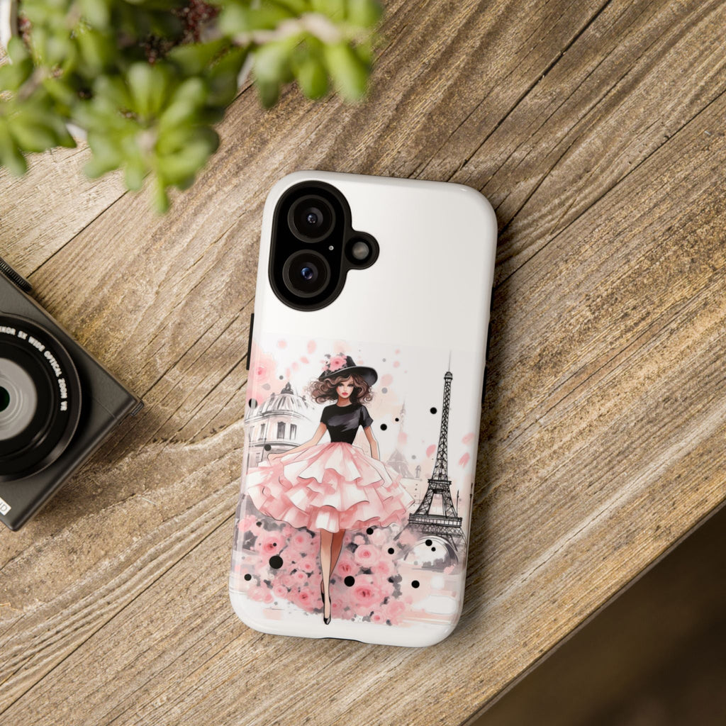 Paris Fashion Illustration Phone Case | Tough Case Printify
