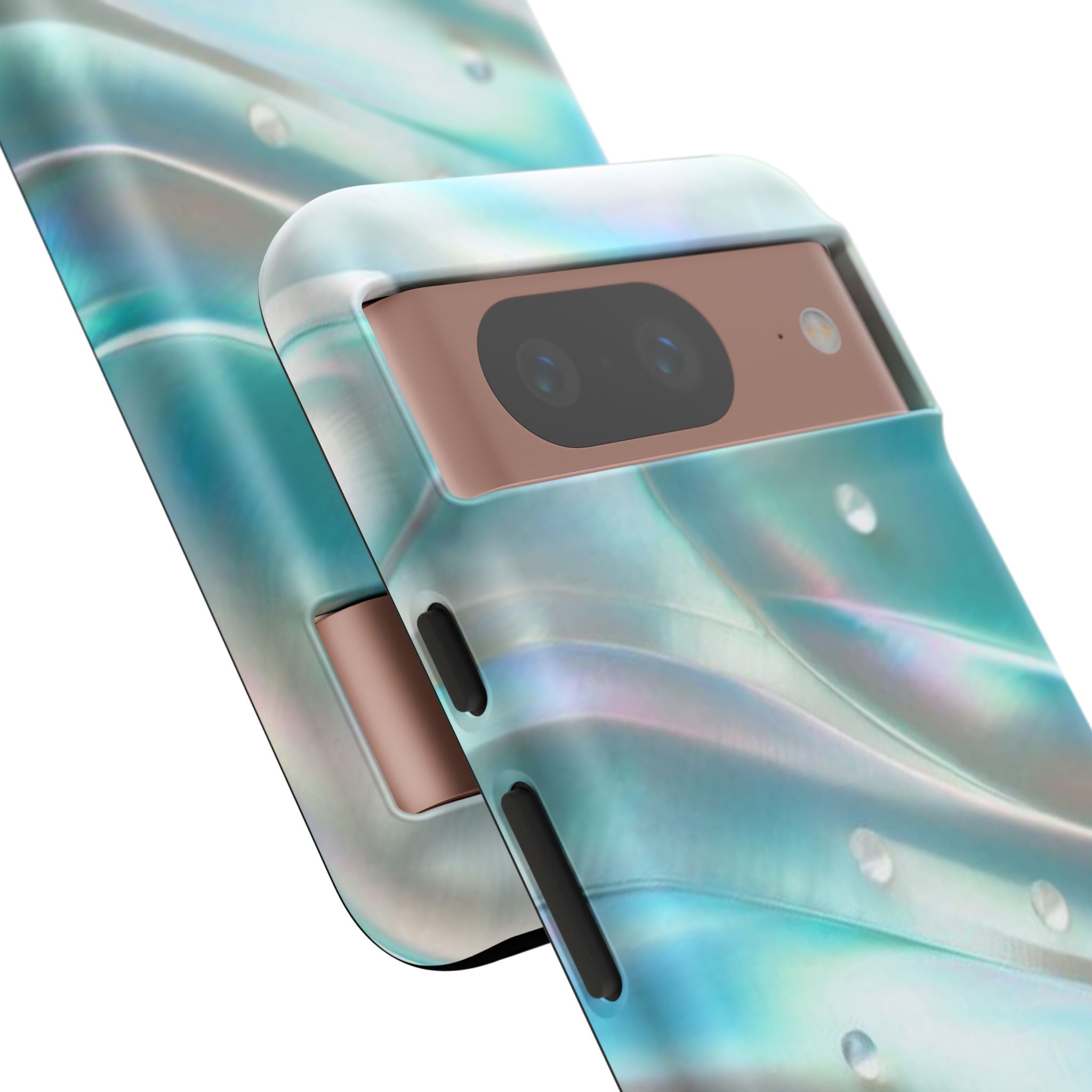 Iridescent Pearl Wave phone case | Tough Cases Printify