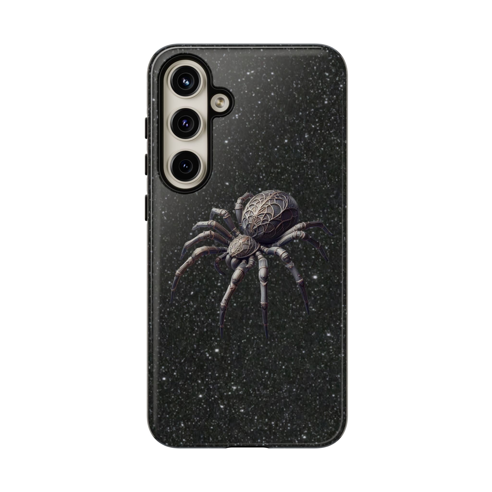 Spider Night Tough Phone Case — Dark Space Tarantula iPhone Cover Printify