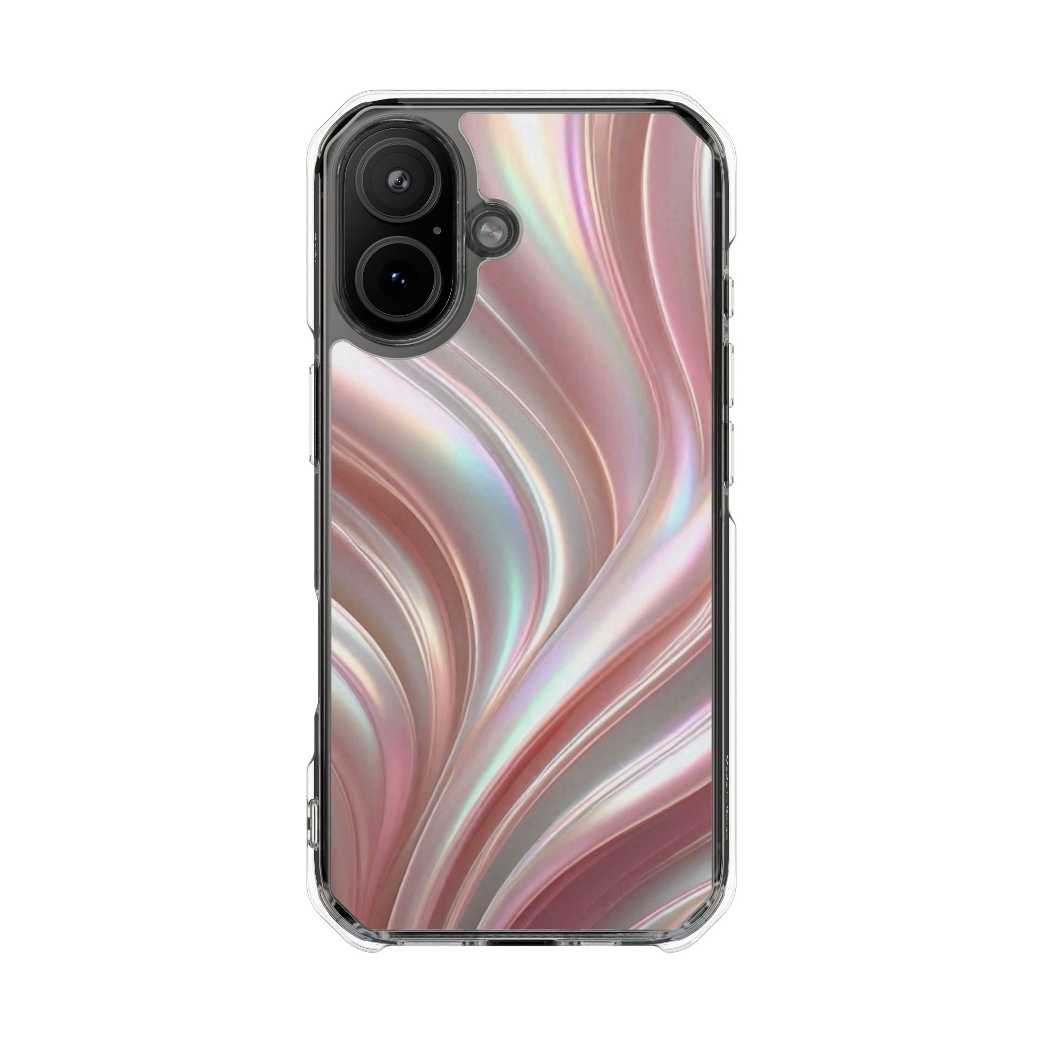 Iridescent Marble Swirl Phone Case Printify