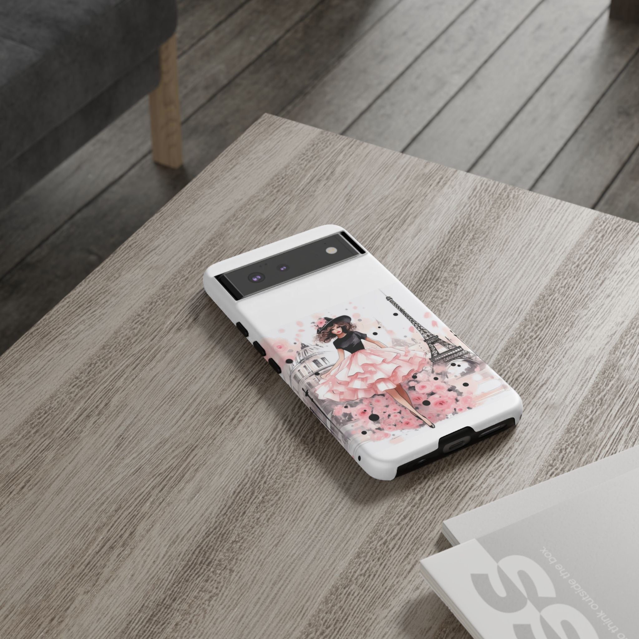 Paris Fashion Illustration Phone Case | Tough Case Printify