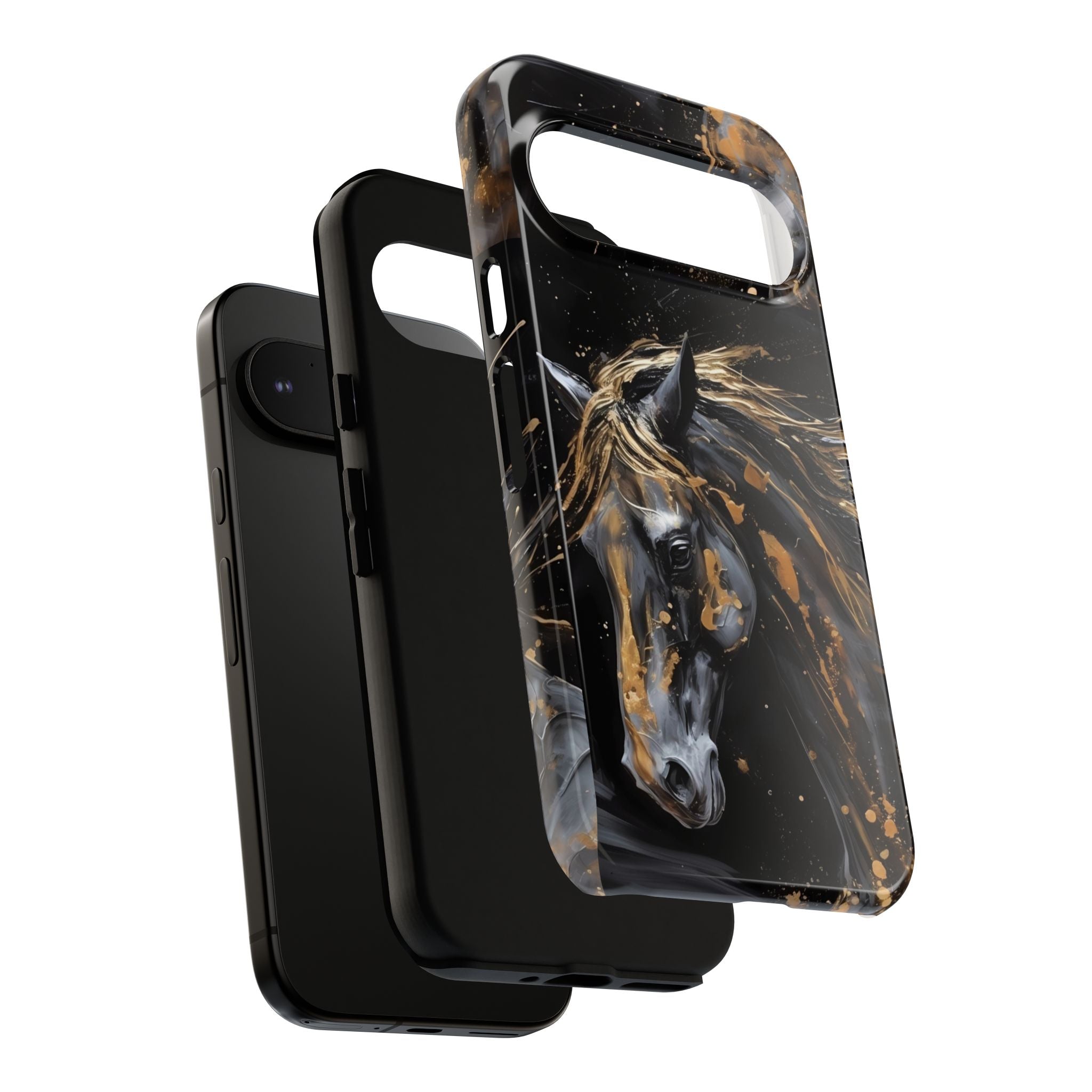 Golden Paint Horse Phone Case | Tough Case Printify