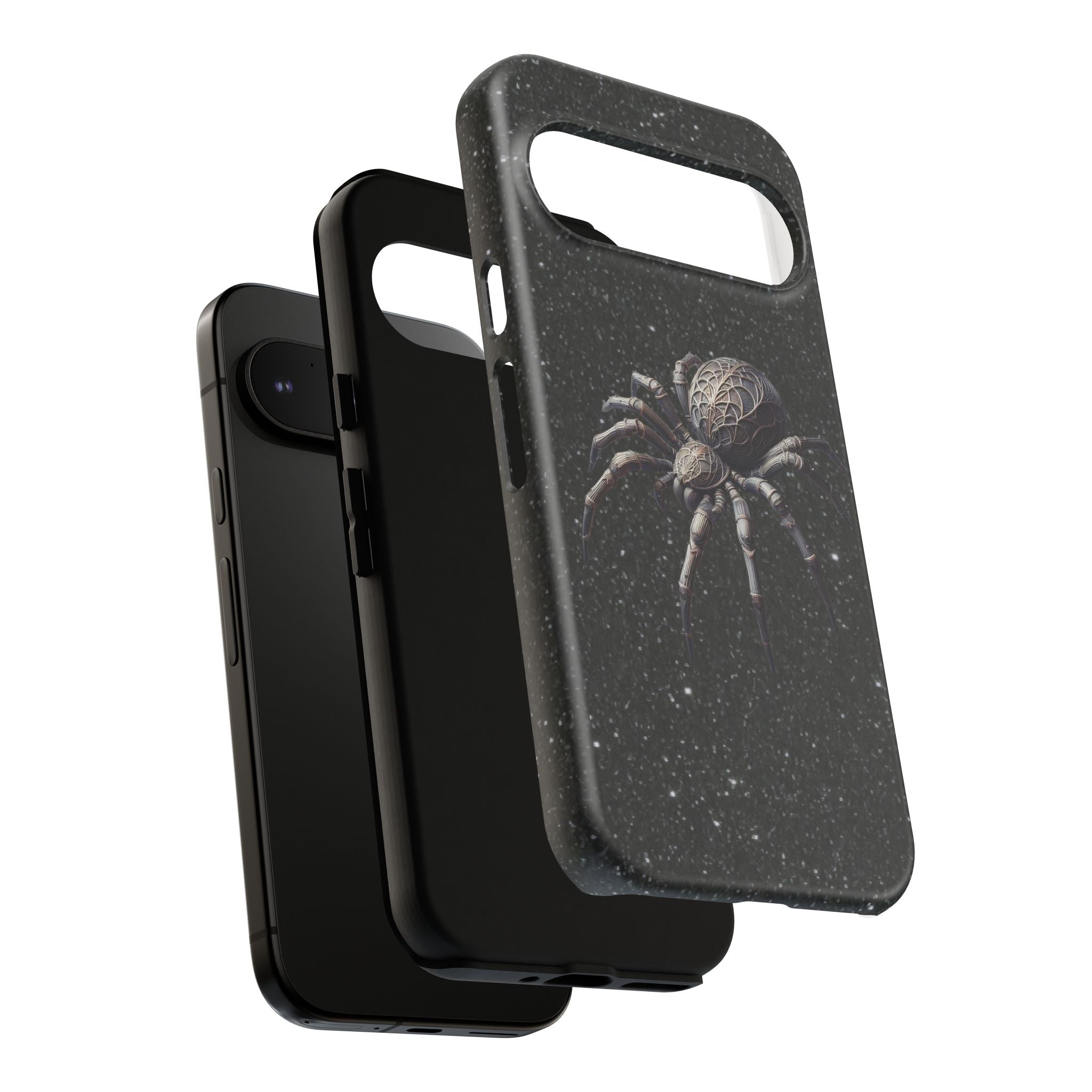 Spider Night Tough Phone Case — Dark Space Tarantula iPhone Cover Printify