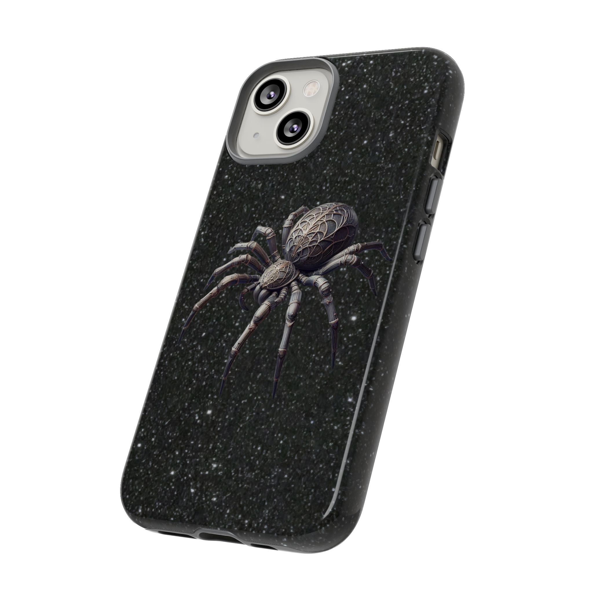 Spider Night Tough Phone Case — Dark Space Tarantula iPhone Cover Printify