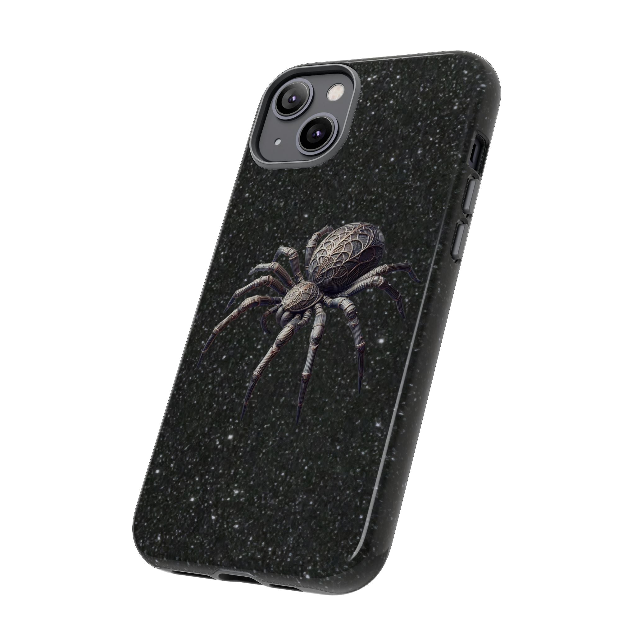 Spider Night Tough Phone Case — Dark Space Tarantula iPhone Cover Printify