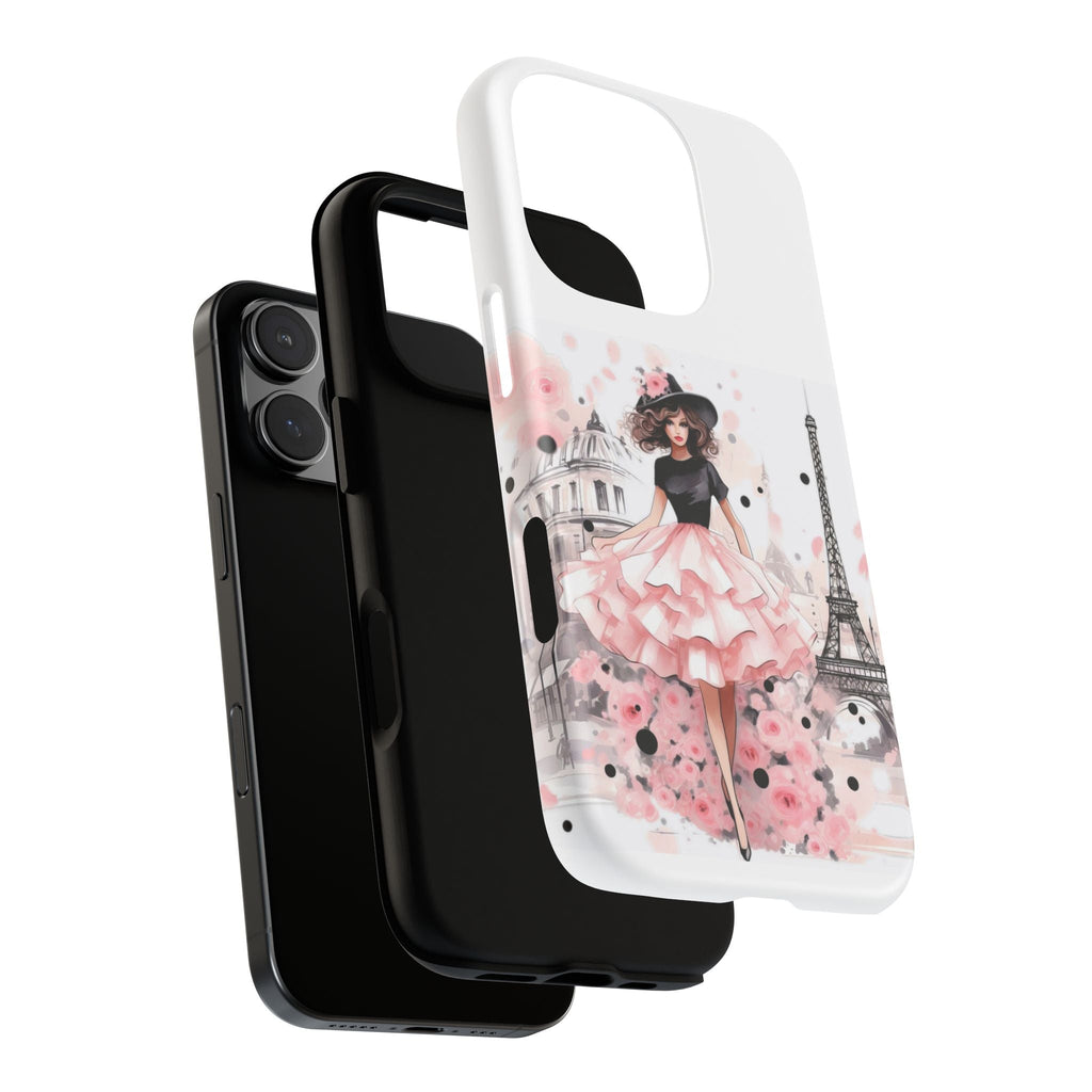 Paris Fashion Illustration Phone Case | Tough Case Printify