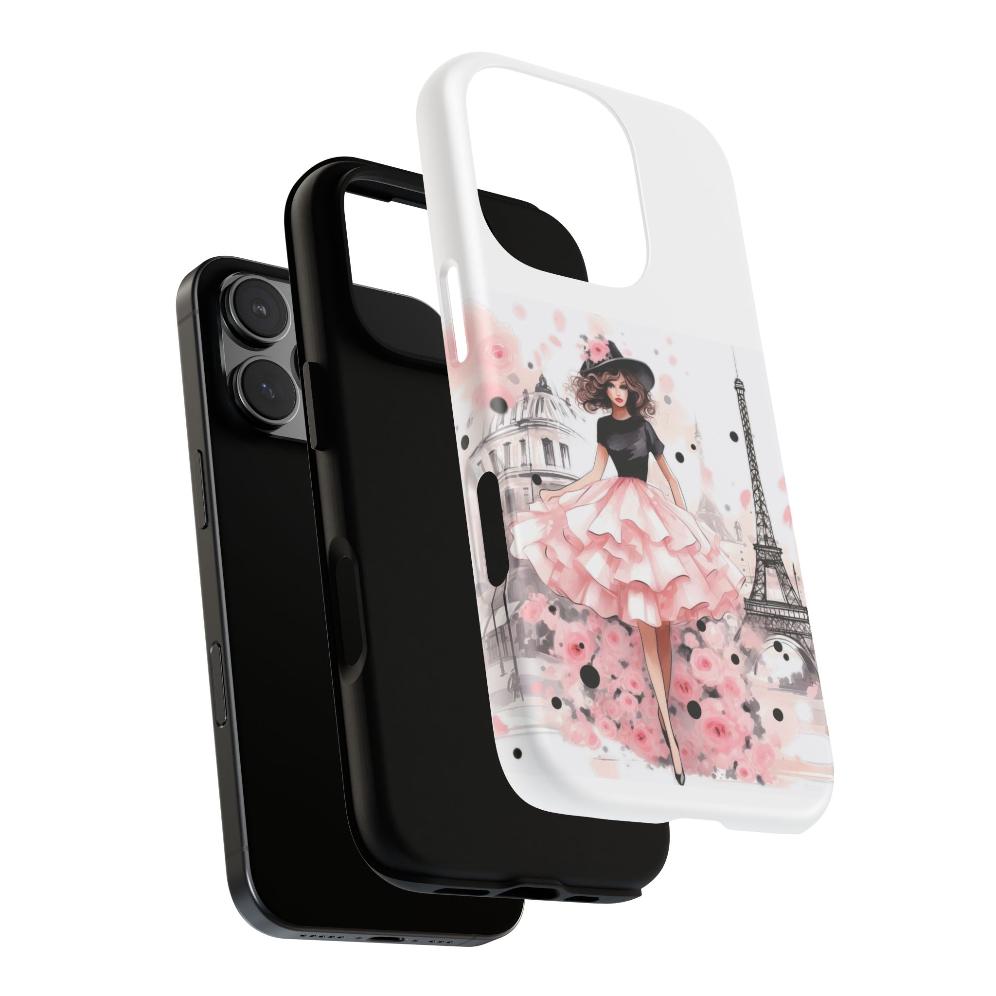Paris Fashion Illustration Phone Case | Tough Case Printify