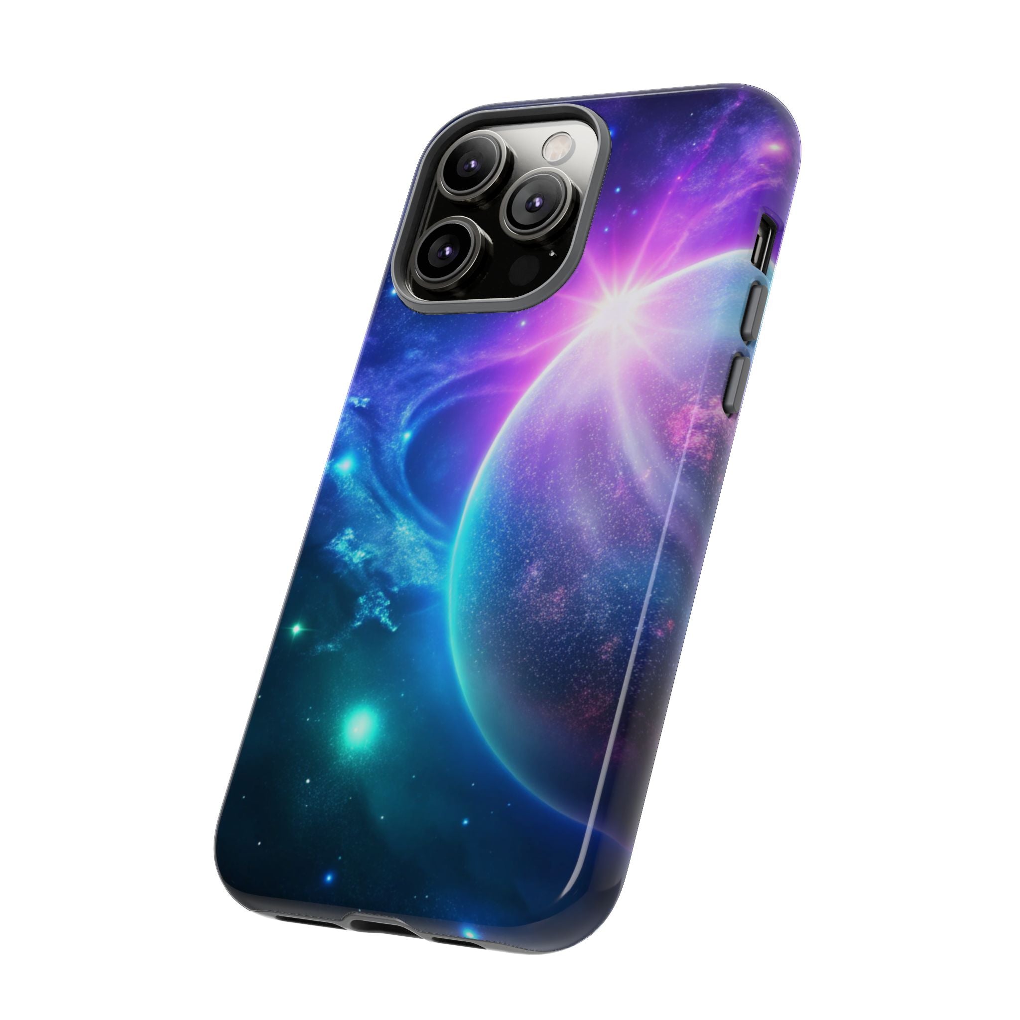 Galaxy Nebula Space Phone Case | Planet Sparkle Tough Case Printify