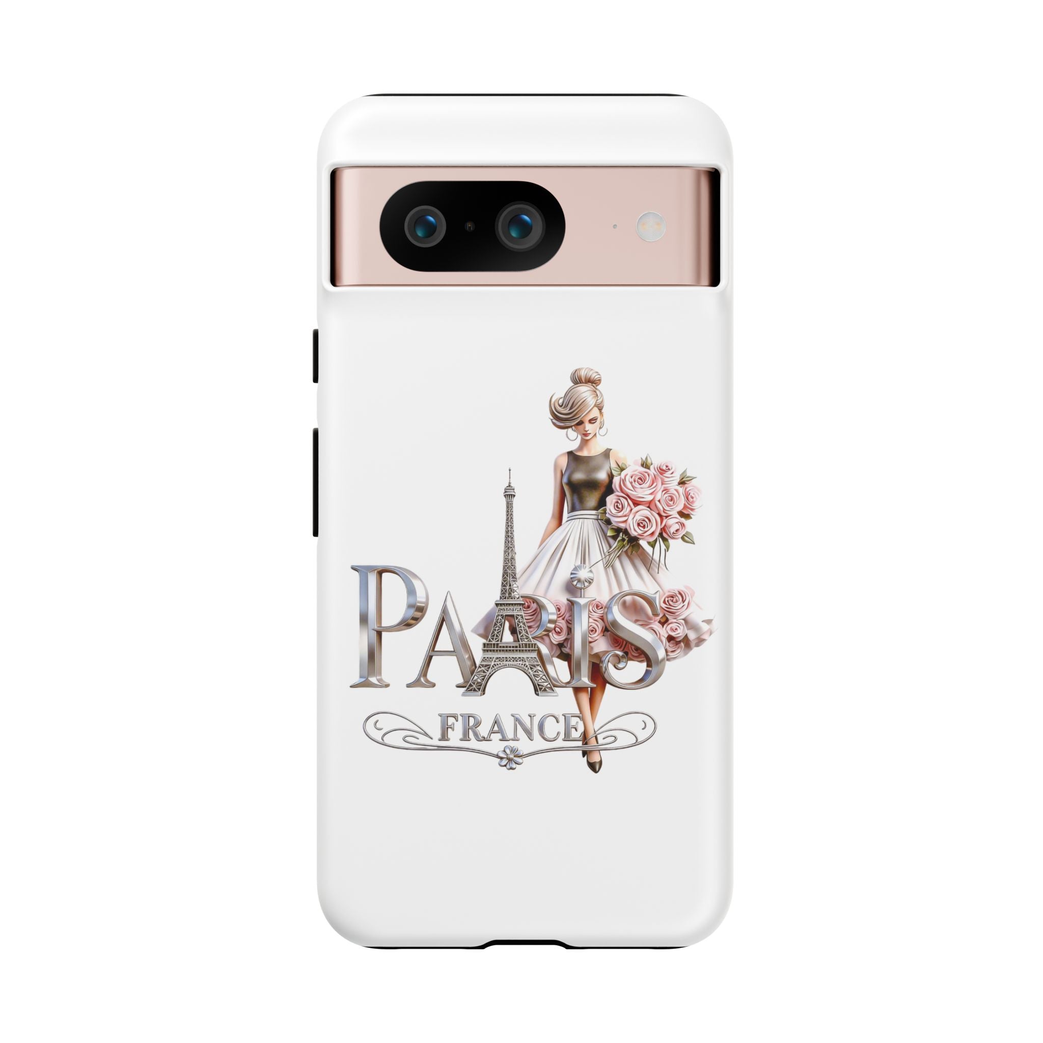 Phone Case | Eiffel Tower Floral Fashion Design Printify