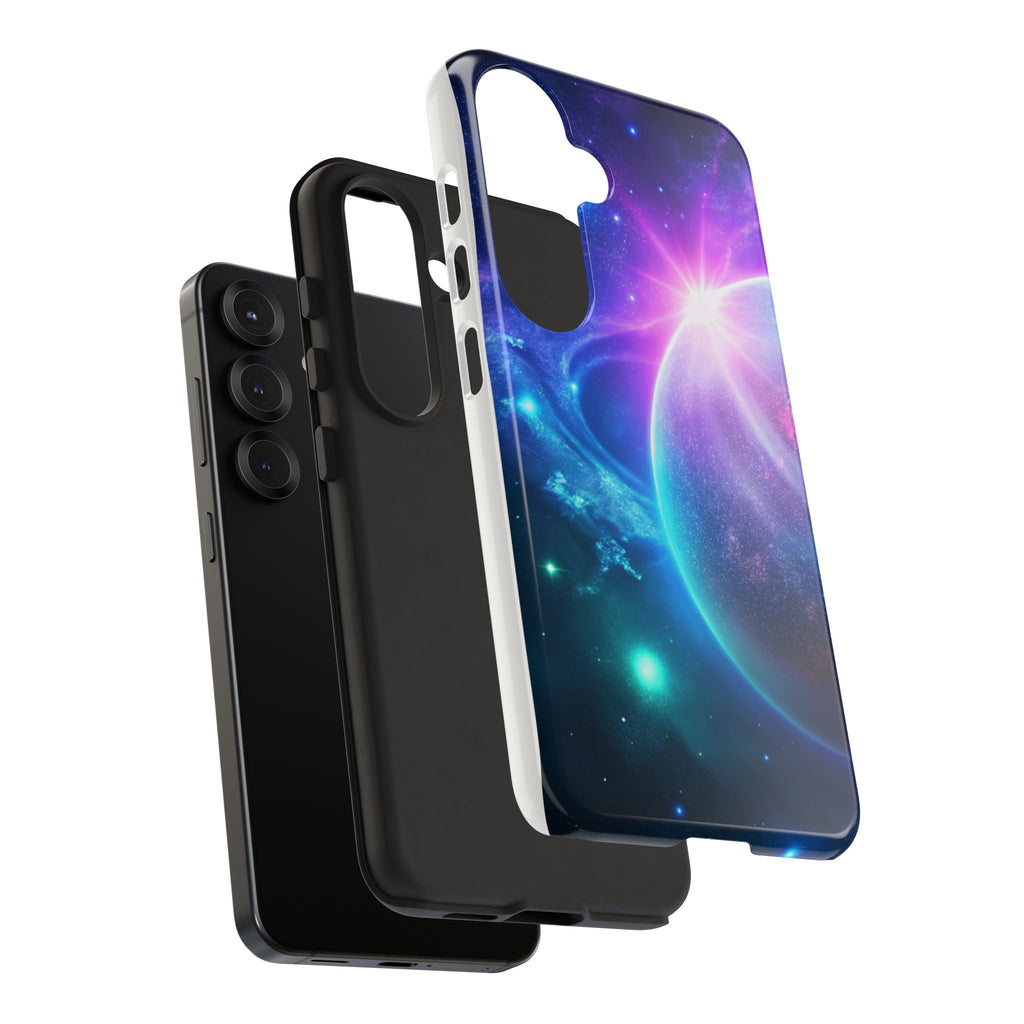 Galaxy Nebula Space Phone Case | Planet Sparkle Tough Case Printify