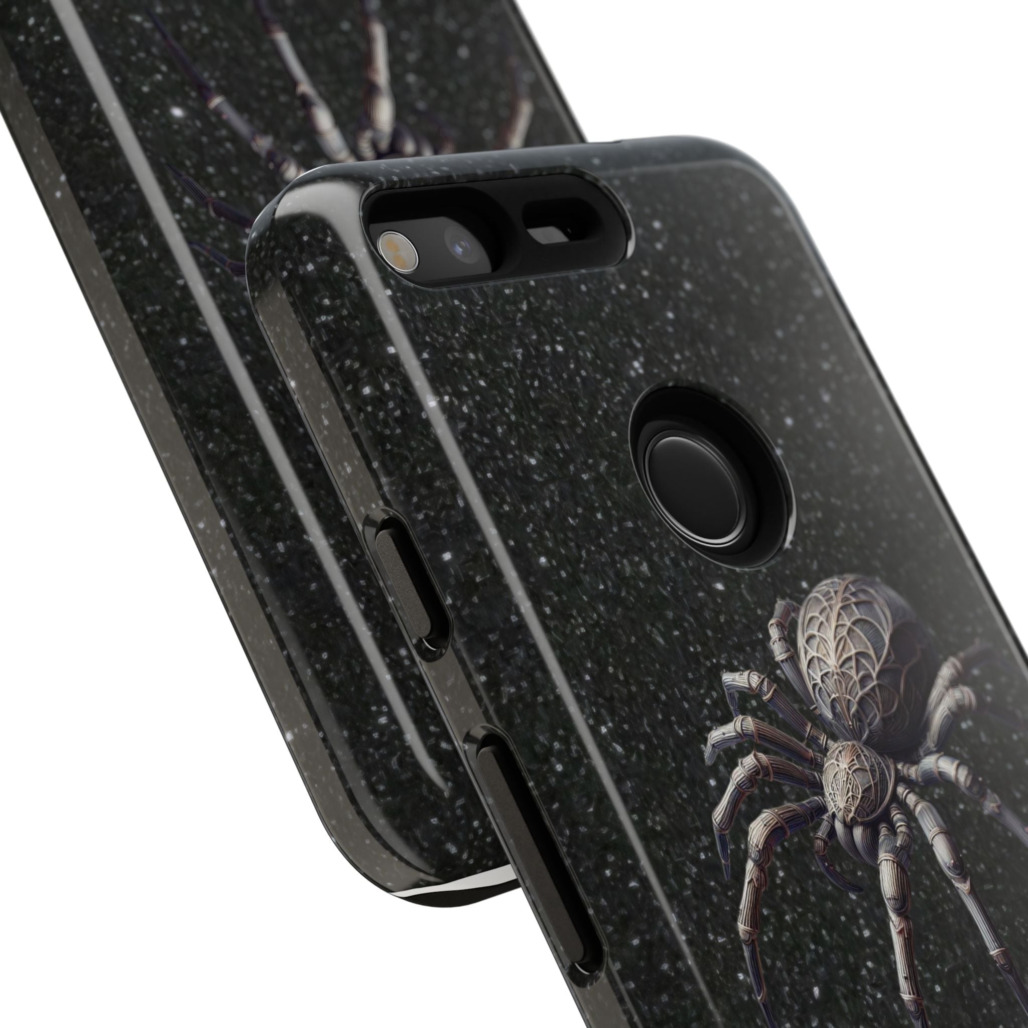 Spider Night Tough Phone Case — Dark Space Tarantula iPhone Cover Printify