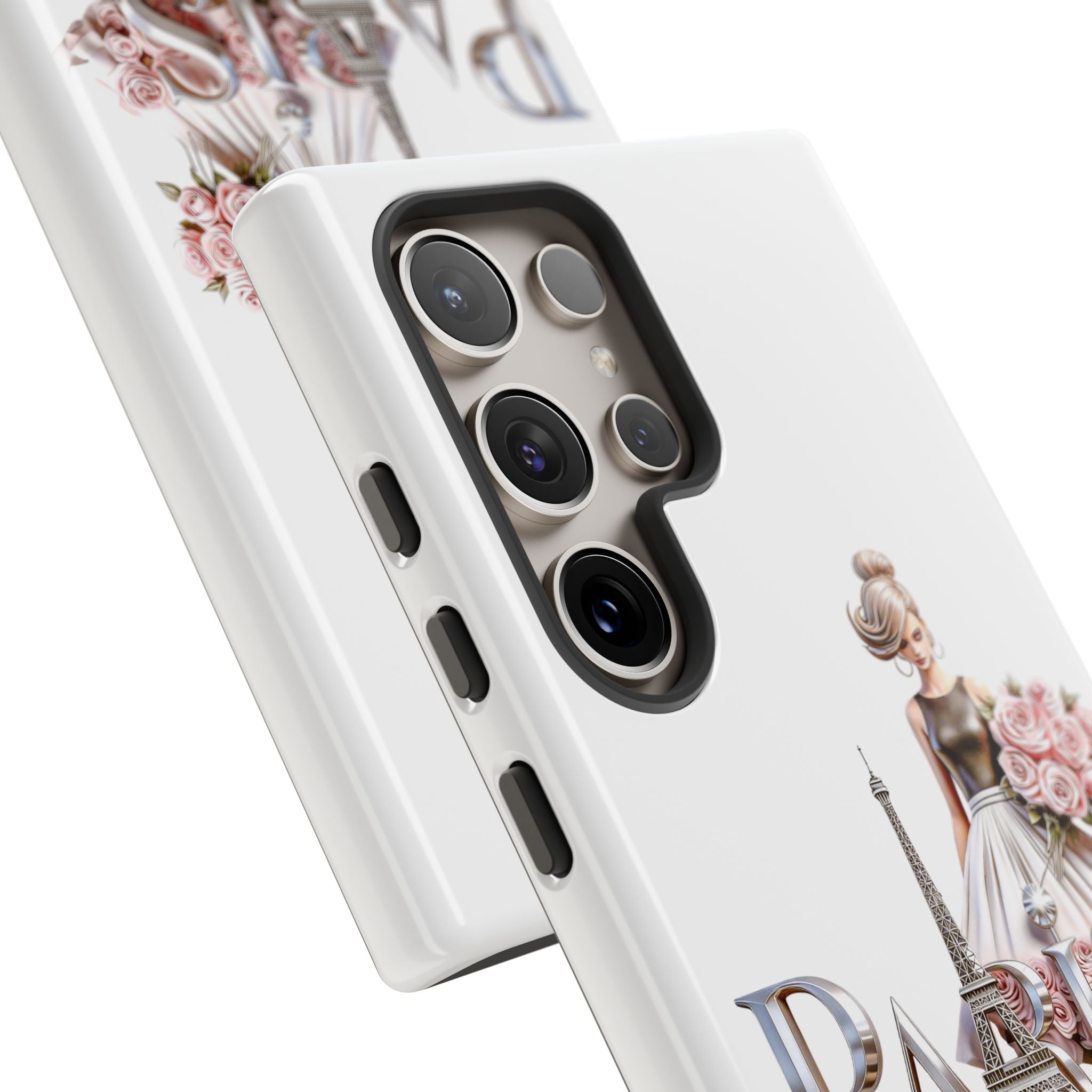 Phone Case | Eiffel Tower Floral Fashion Design Printify