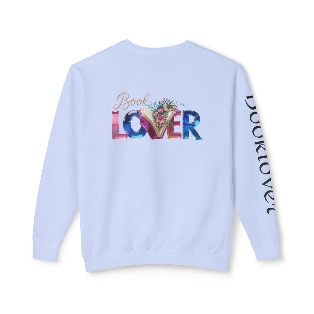 Book Lover Sweatshirt —  Typography Bookworm Pullover Printify