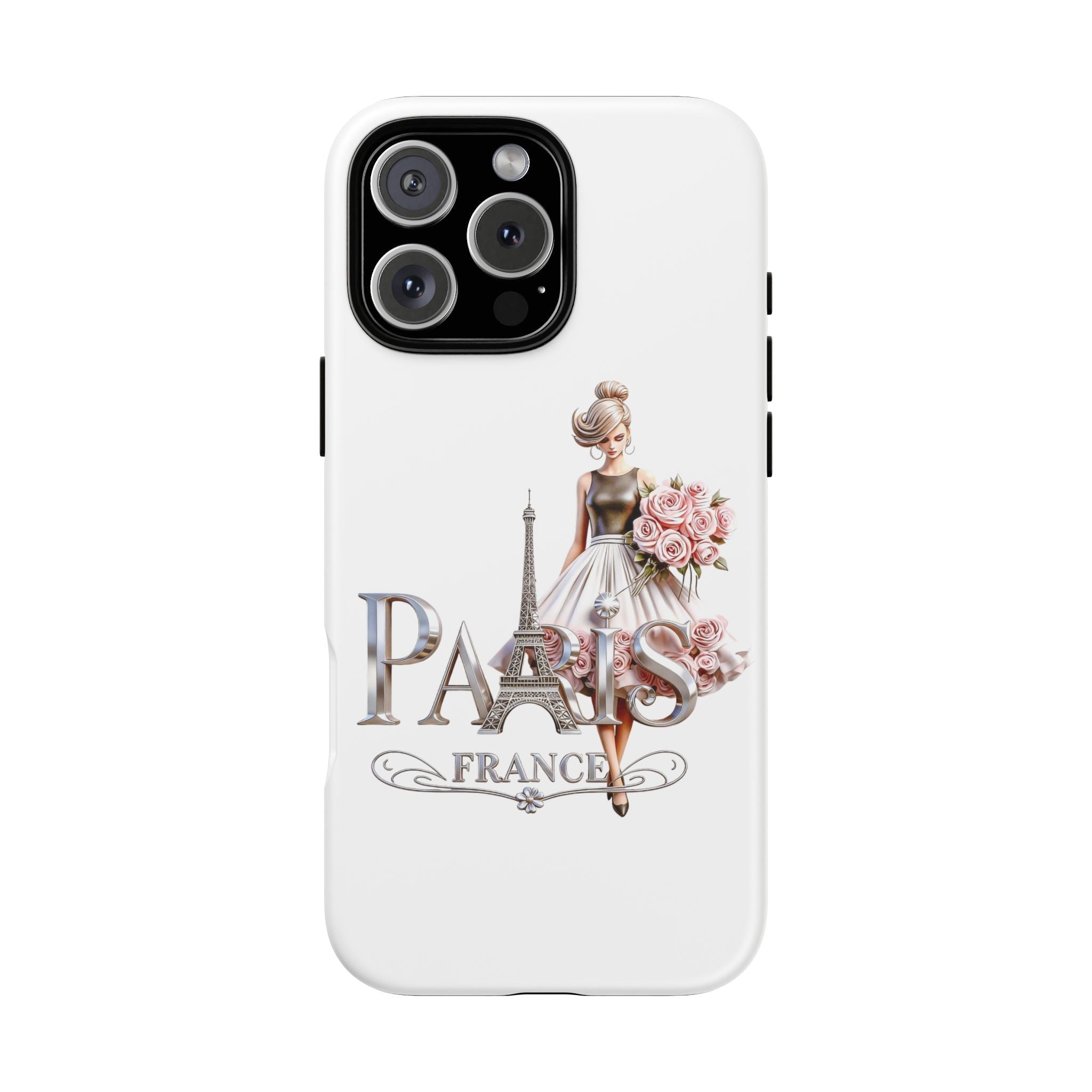 Phone Case | Eiffel Tower Floral Fashion Design Printify
