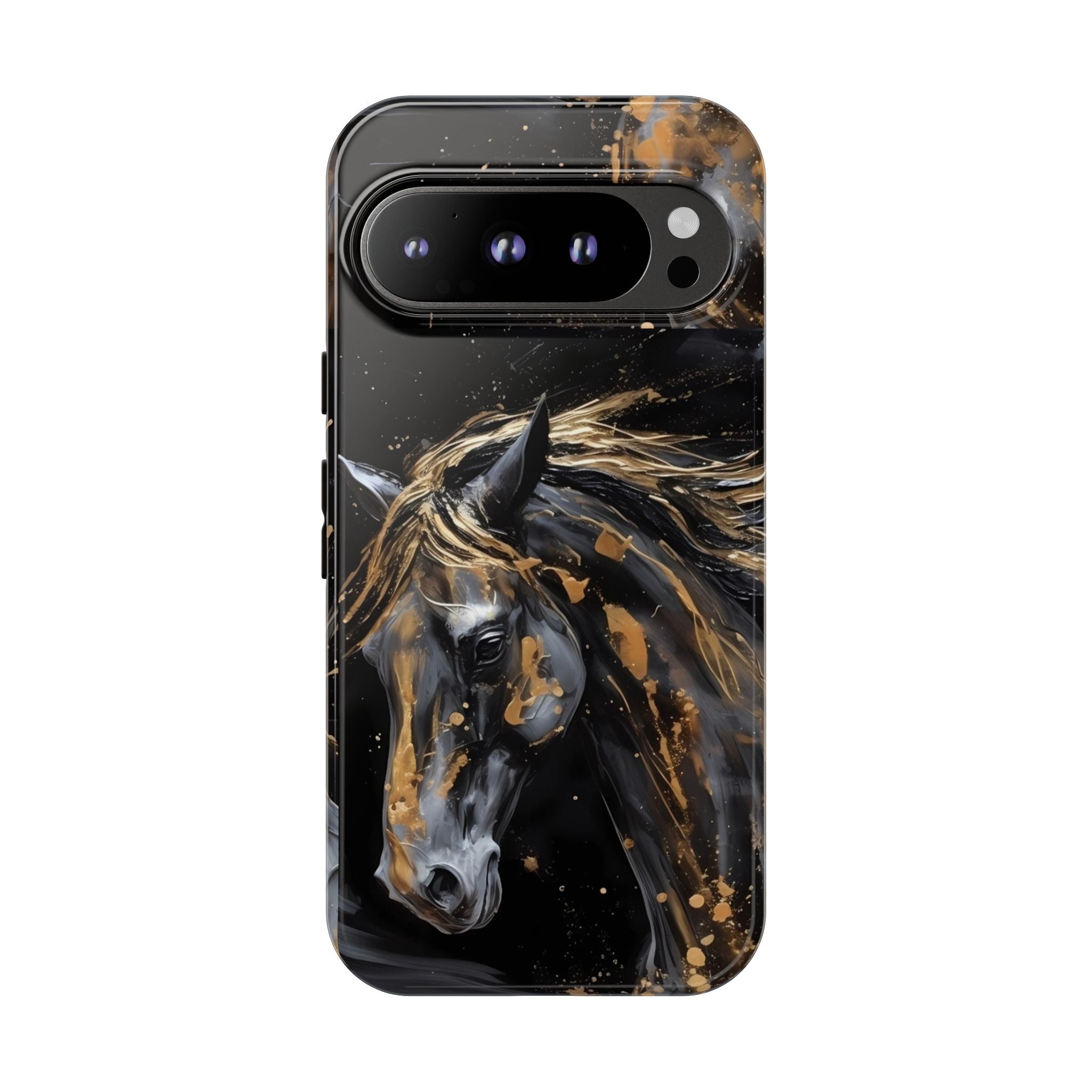 Golden Paint Horse Phone Case | Tough Case Printify