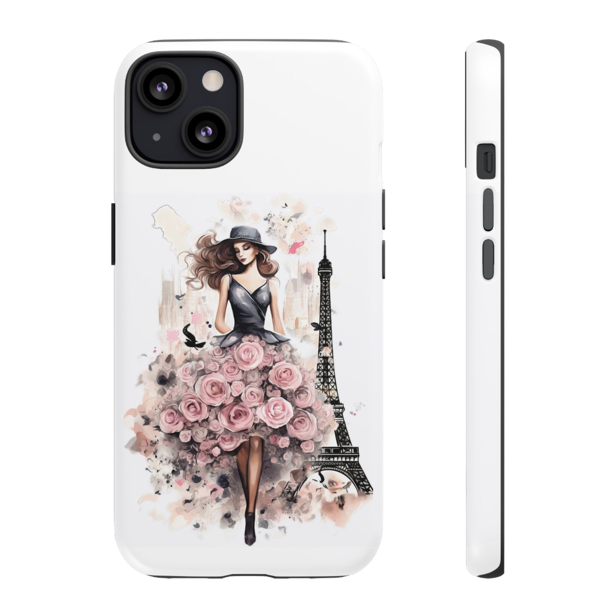 Parisian Rose Dress phone case | iPhone & Samsung slim protective case Printify