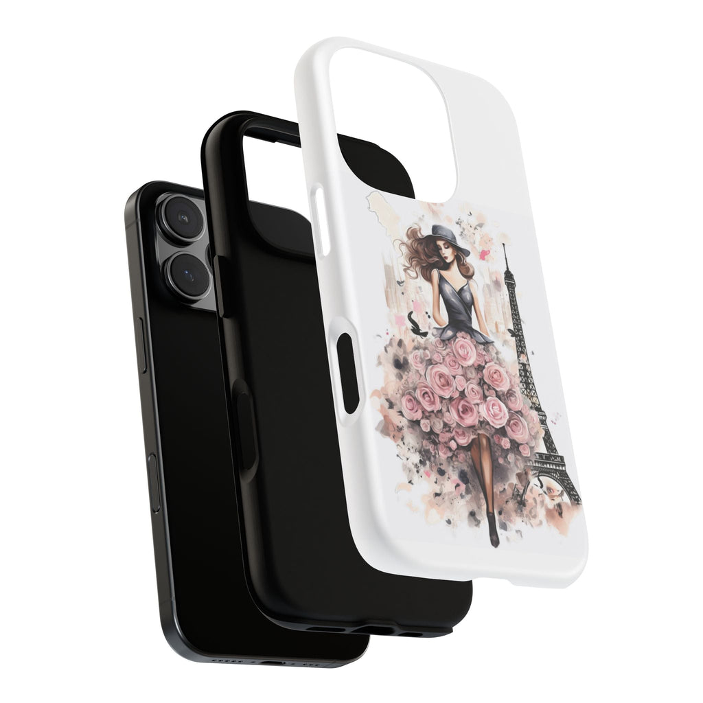 Parisian Rose Dress phone case | iPhone & Samsung slim protective case Printify