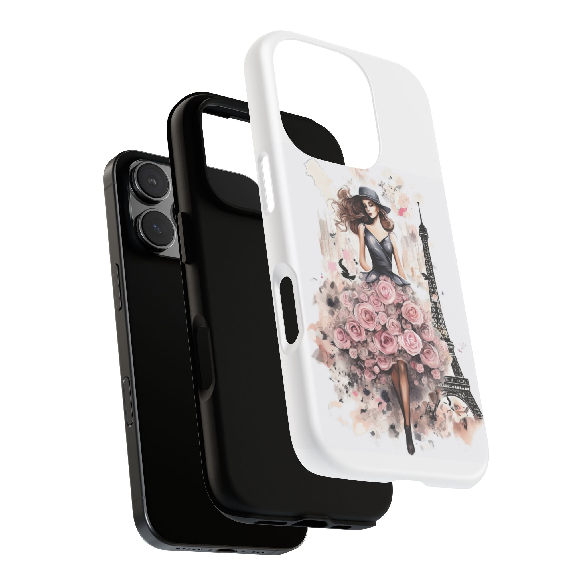 Parisian Rose Dress phone case | iPhone & Samsung slim protective case Printify