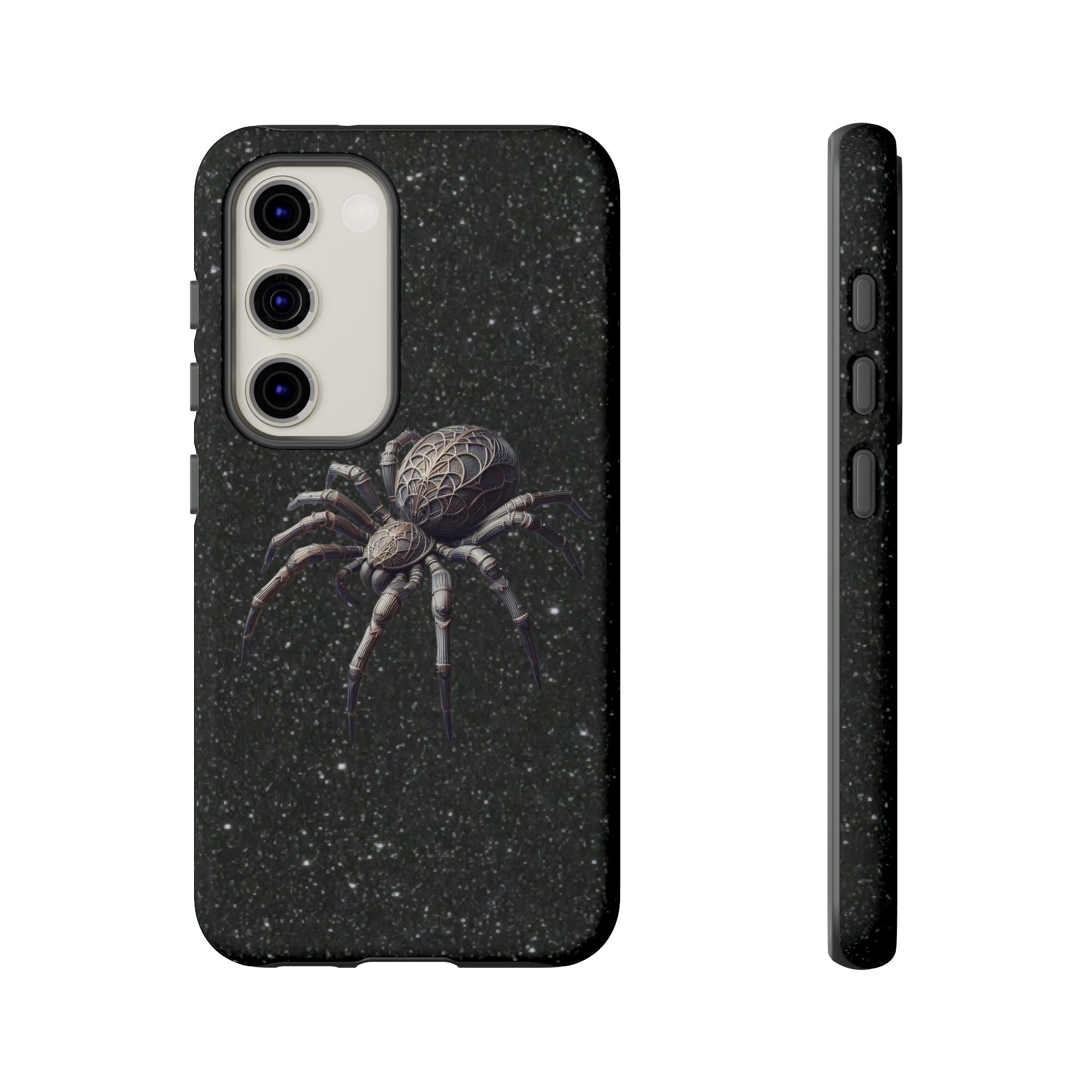 Spider Night Tough Phone Case — Dark Space Tarantula iPhone Cover Printify