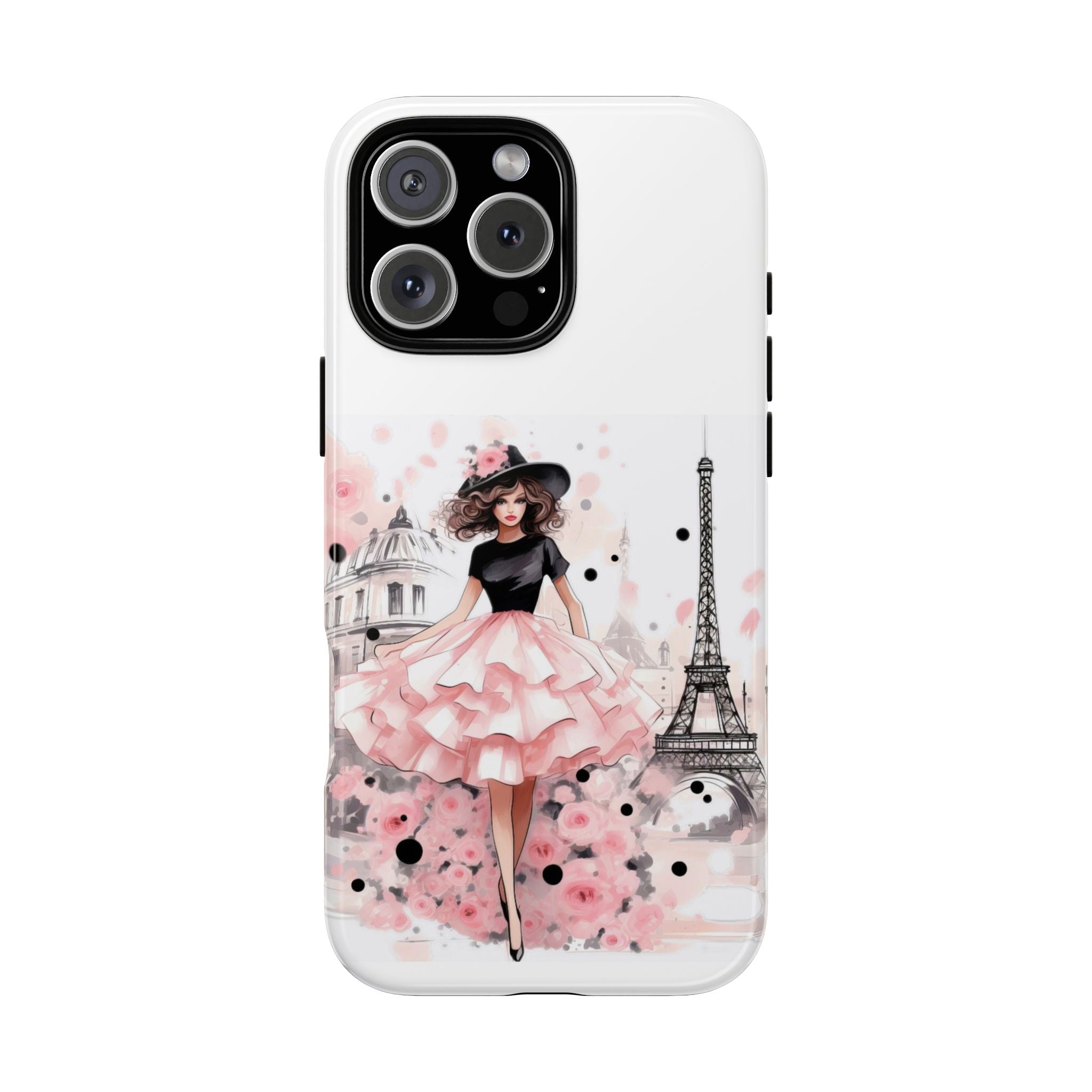 Paris Fashion Illustration Phone Case | Tough Case Printify