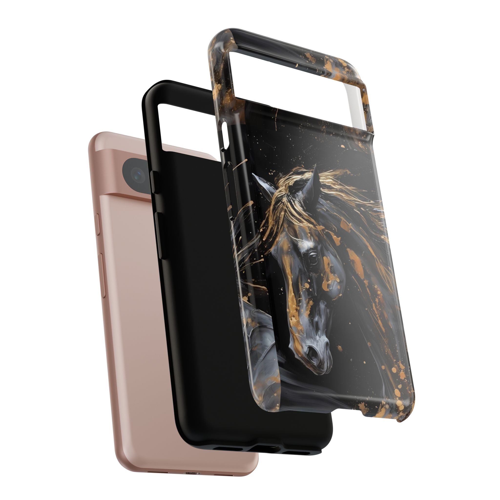 Golden Paint Horse Phone Case | Tough Case Printify