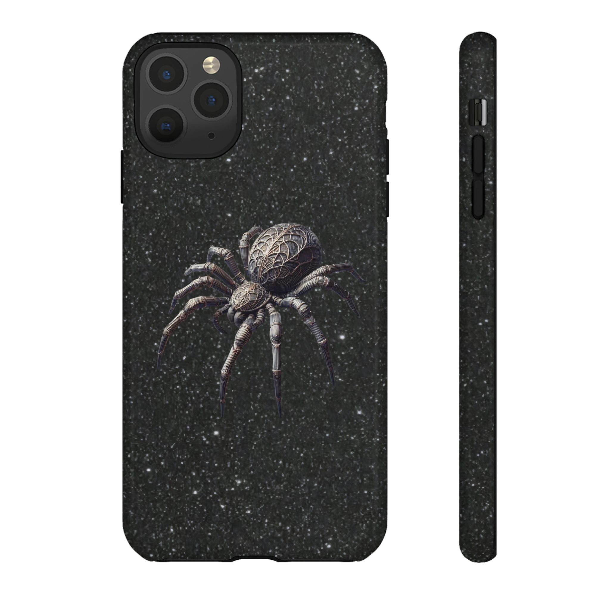 Spider Night Tough Phone Case — Dark Space Tarantula iPhone Cover Printify