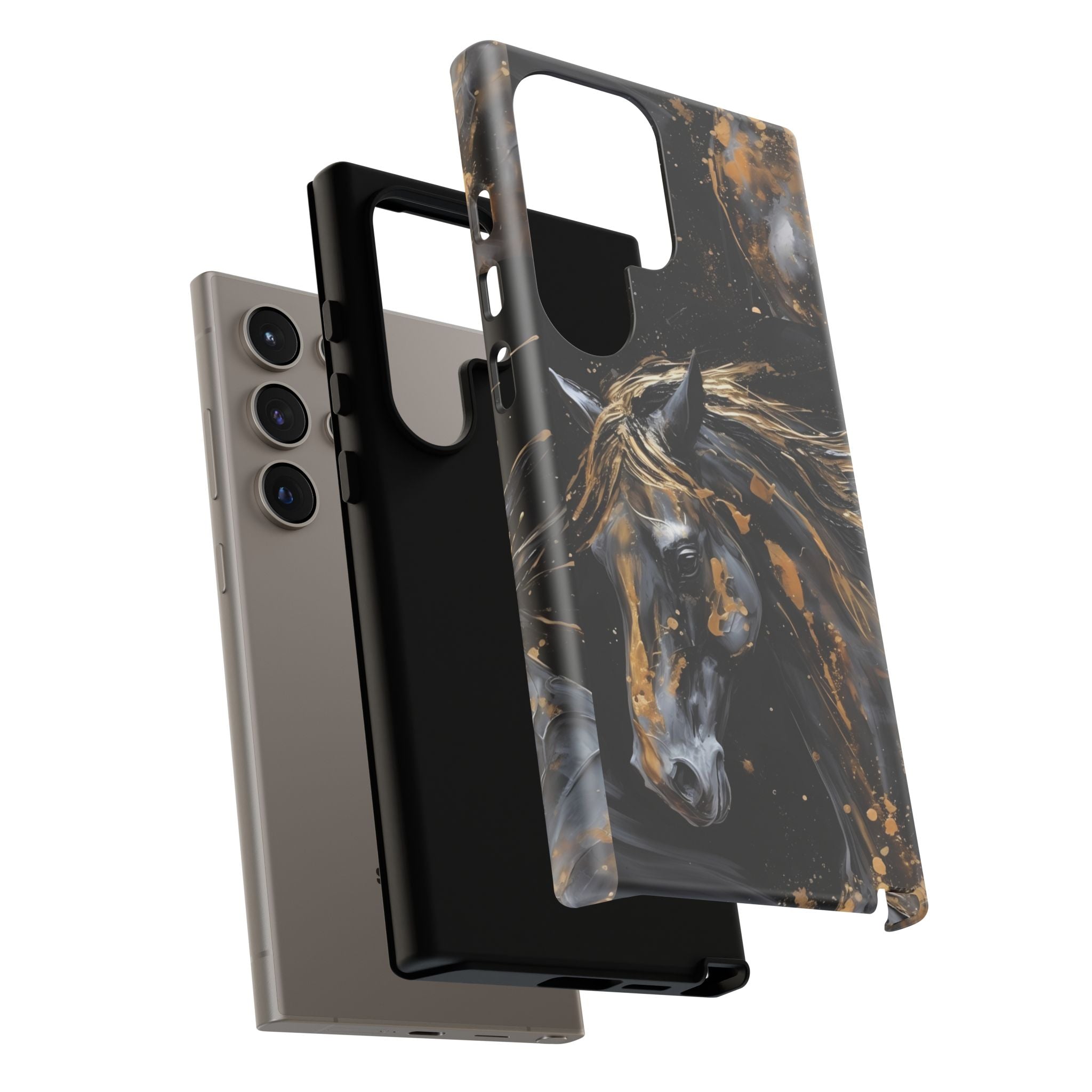 Golden Paint Horse Phone Case | Tough Case Printify