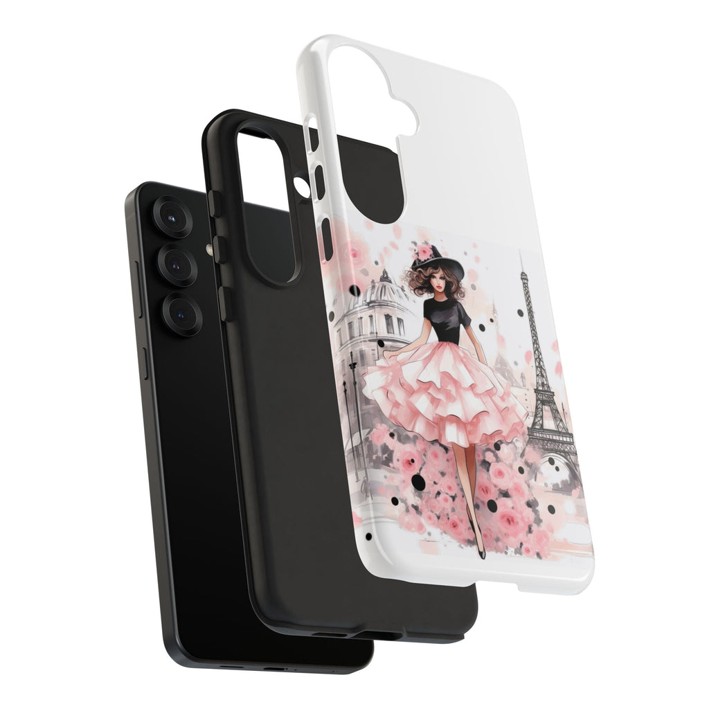 Paris Fashion Illustration Phone Case | Tough Case Printify