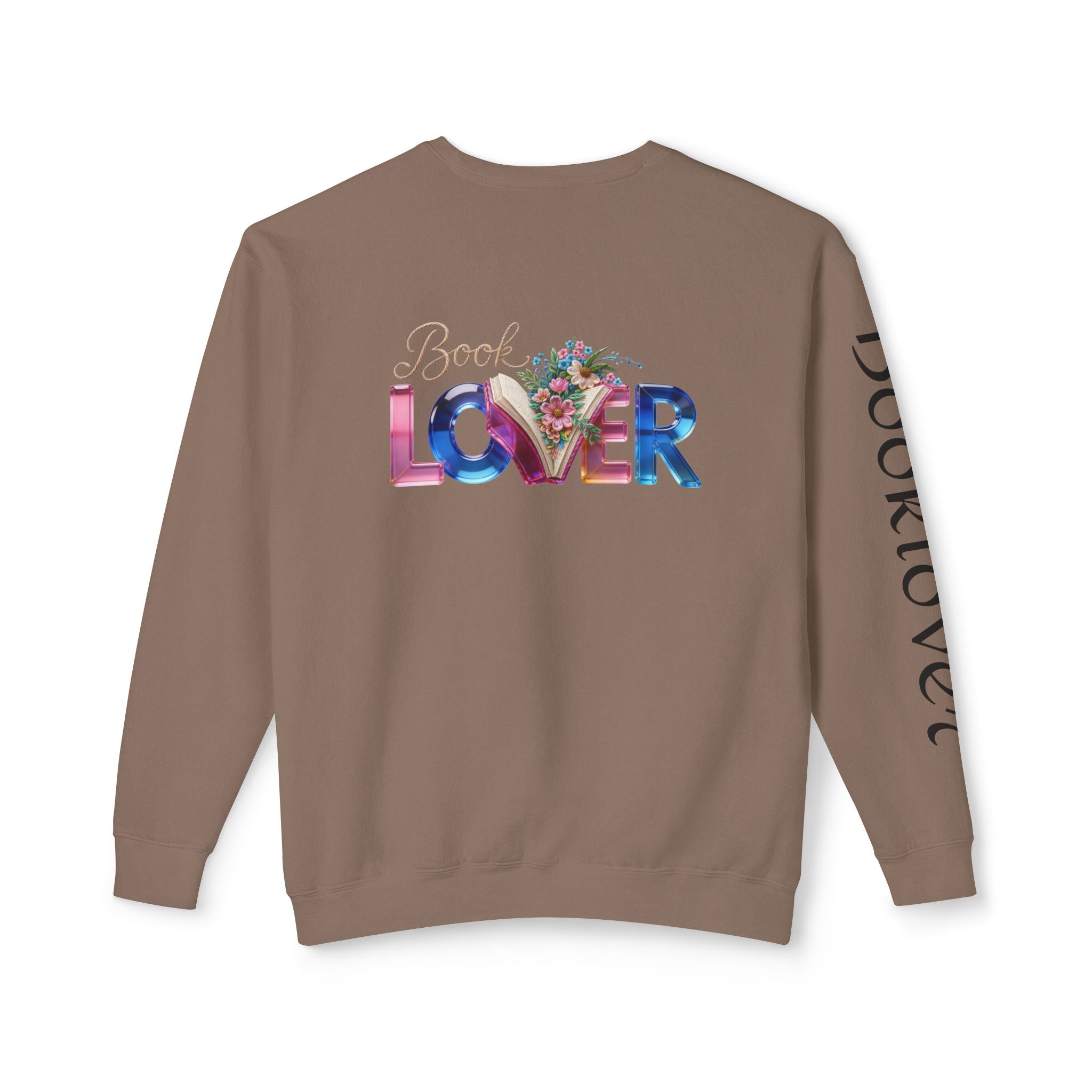 Book Lover Sweatshirt —  Typography Bookworm Pullover Printify