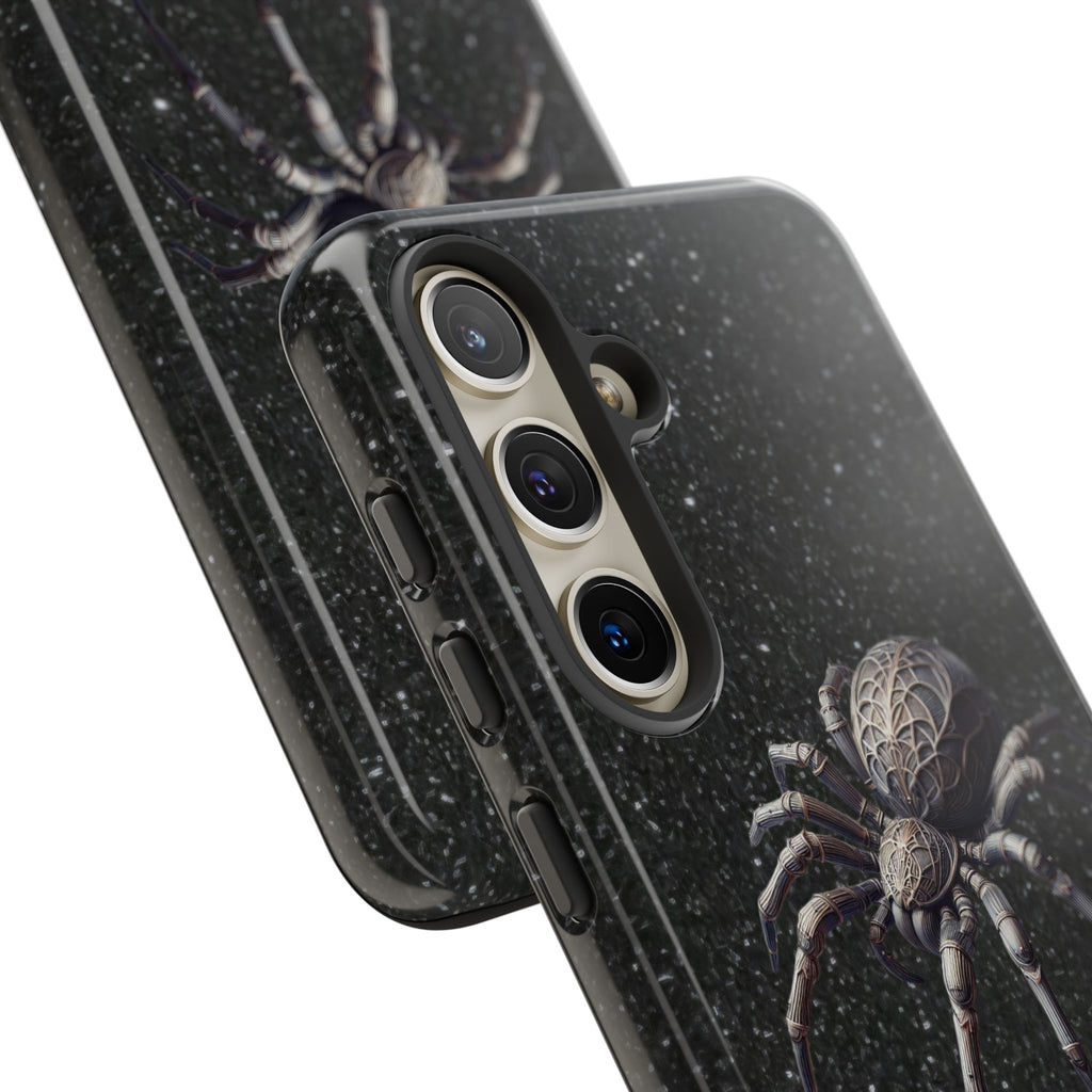 Spider Night Tough Phone Case — Dark Space Tarantula iPhone Cover Printify