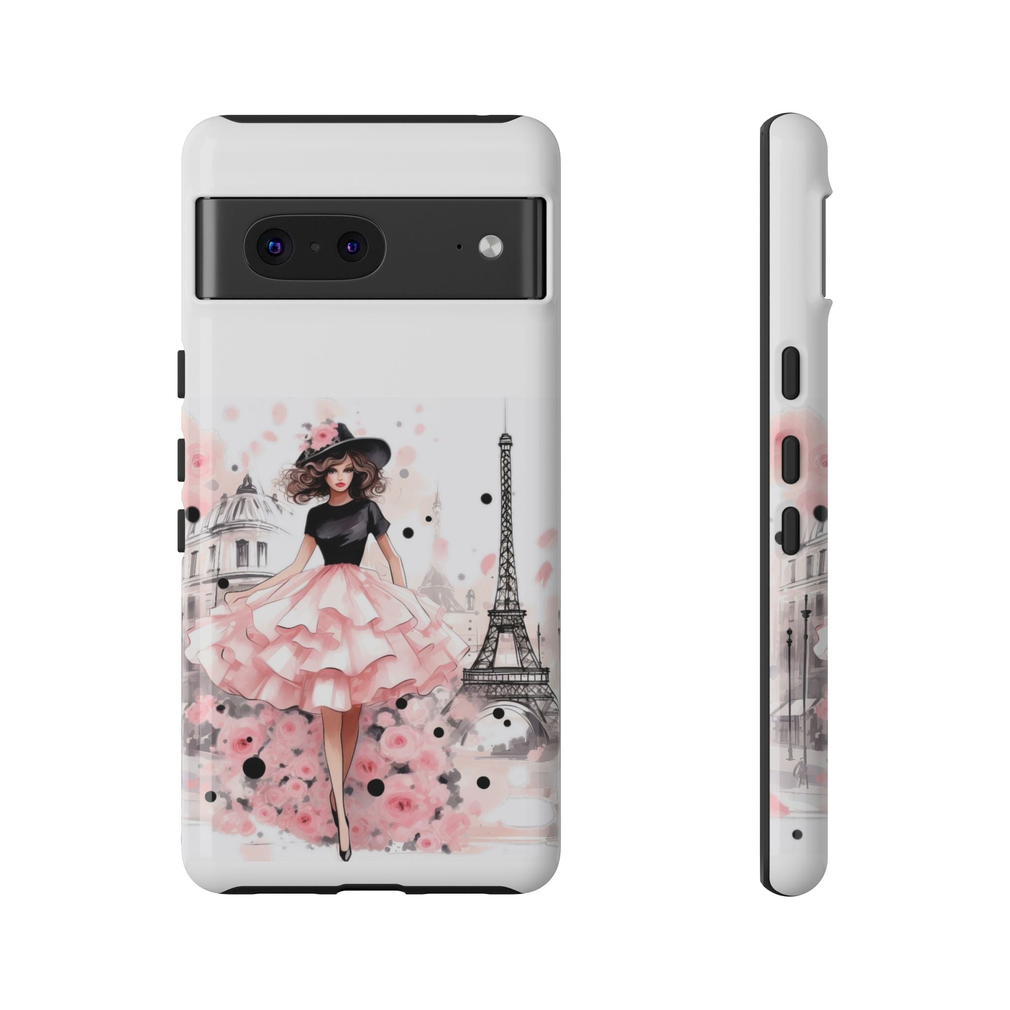Paris Fashion Illustration Phone Case | Tough Case Printify