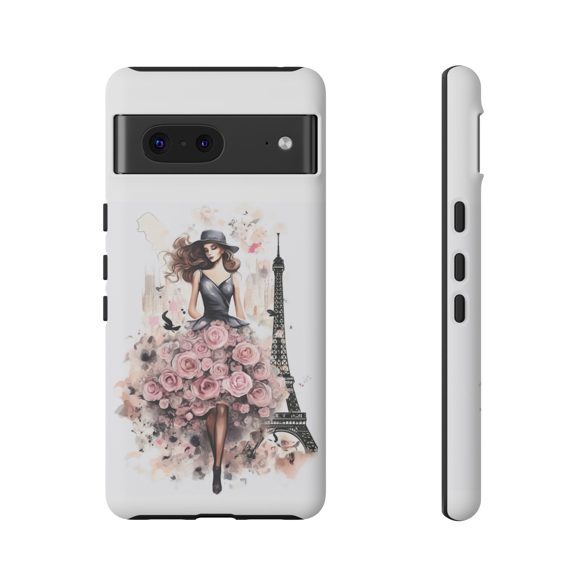 Parisian Rose Dress phone case | iPhone & Samsung slim protective case Printify