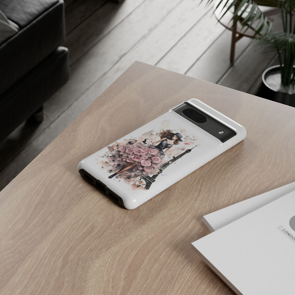 Parisian Rose Dress phone case | iPhone & Samsung slim protective case Printify