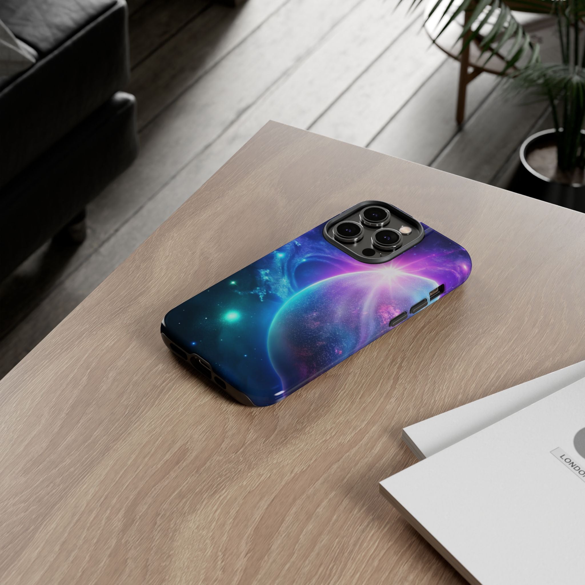 Galaxy Nebula Space Phone Case | Planet Sparkle Tough Case Printify