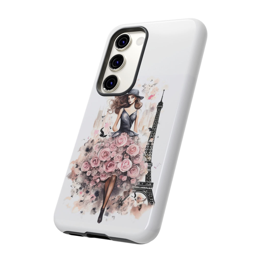 Parisian Rose Dress phone case | iPhone & Samsung slim protective case Printify