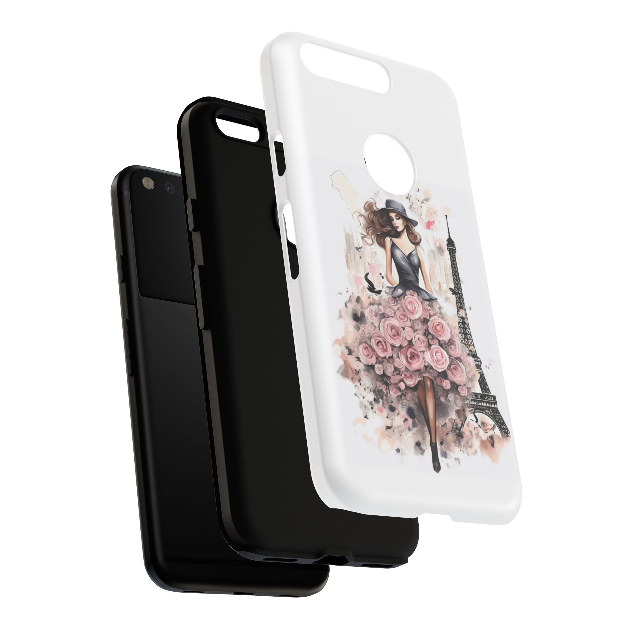 Parisian Rose Dress phone case | iPhone & Samsung slim protective case Printify