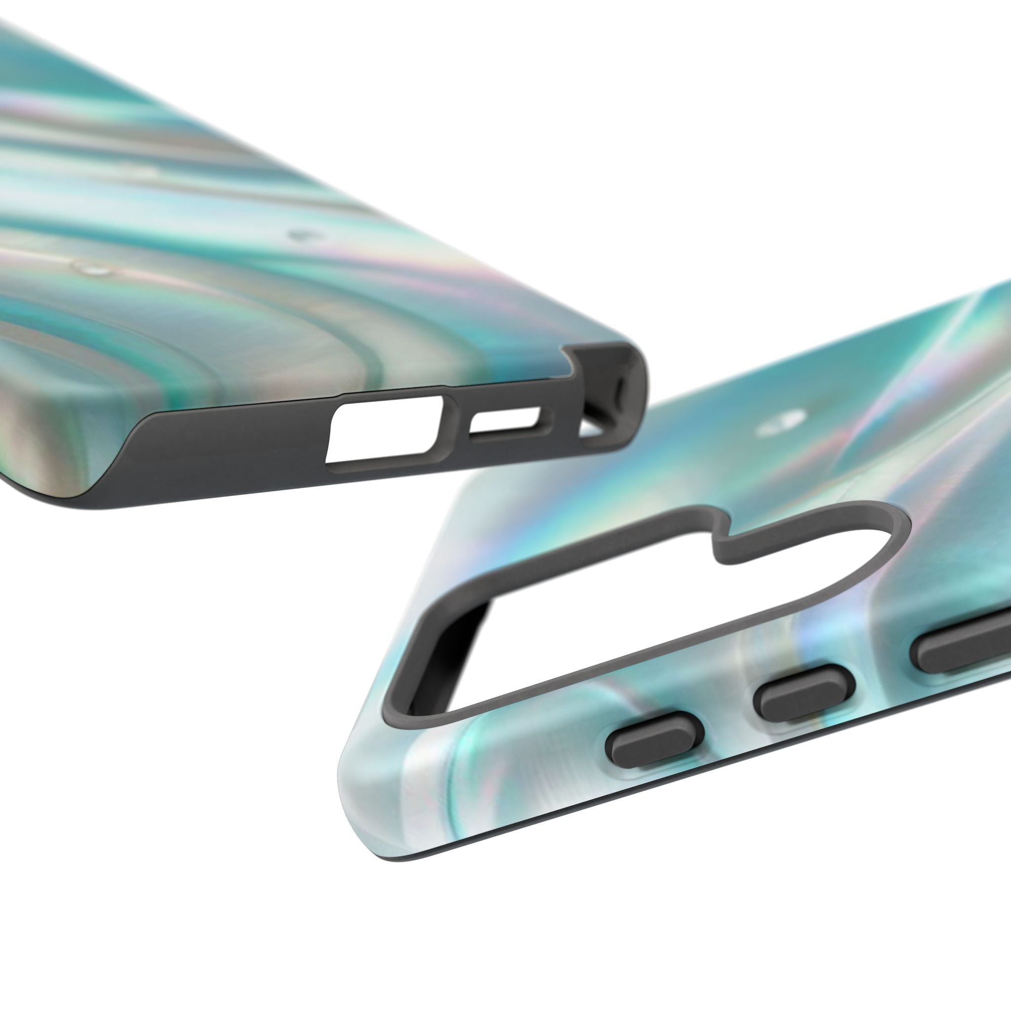 Iridescent Pearl Wave phone case | Tough Cases Printify