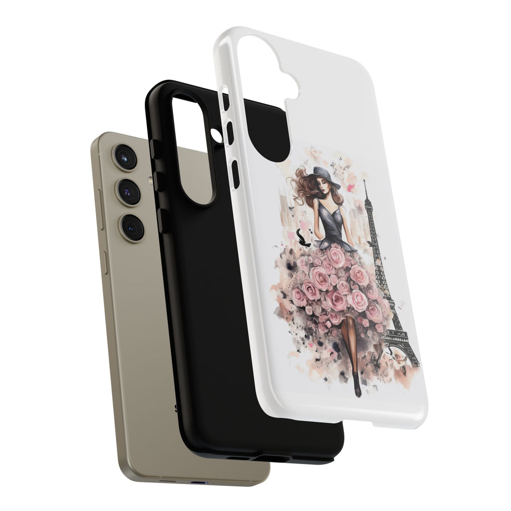 Parisian Rose Dress phone case | iPhone & Samsung slim protective case Printify