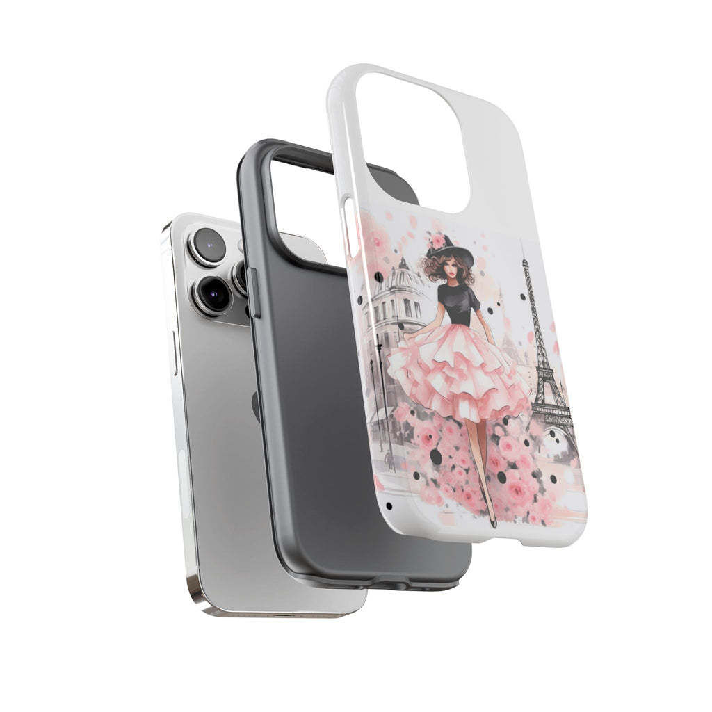 Paris Fashion Illustration Phone Case | Tough Case Printify