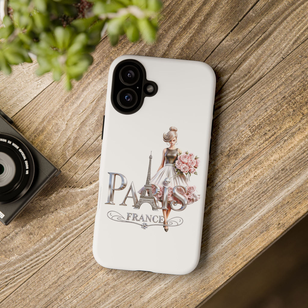 Phone Case | Eiffel Tower Floral Fashion Design Printify