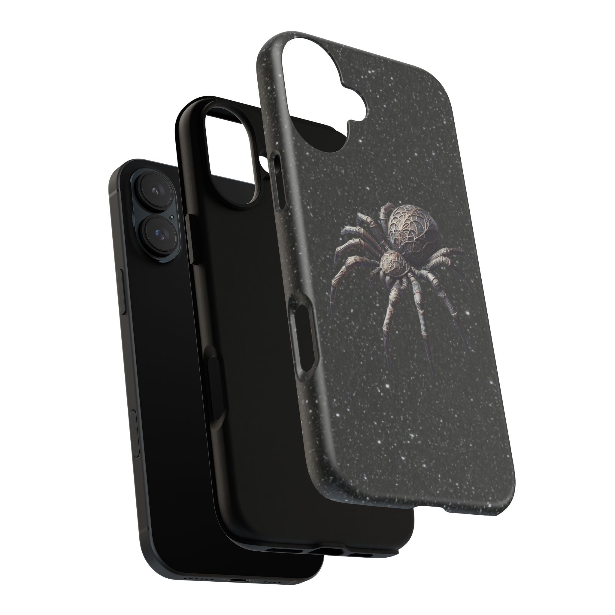 Spider Night Tough Phone Case — Dark Space Tarantula iPhone Cover Printify