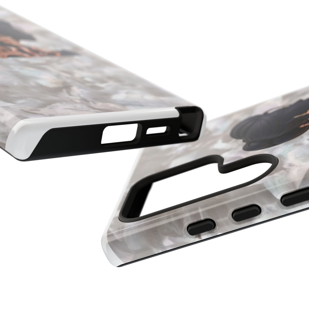 Paris Silhouette Pearl Phone Case — Tough Protective Smartphone Cover Printify