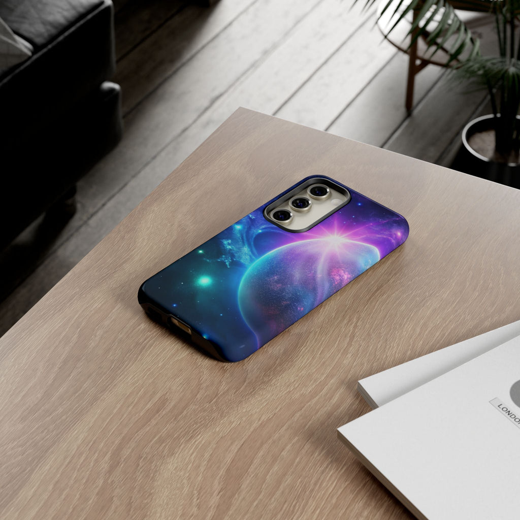 Galaxy Nebula Space Phone Case | Planet Sparkle Tough Case Printify