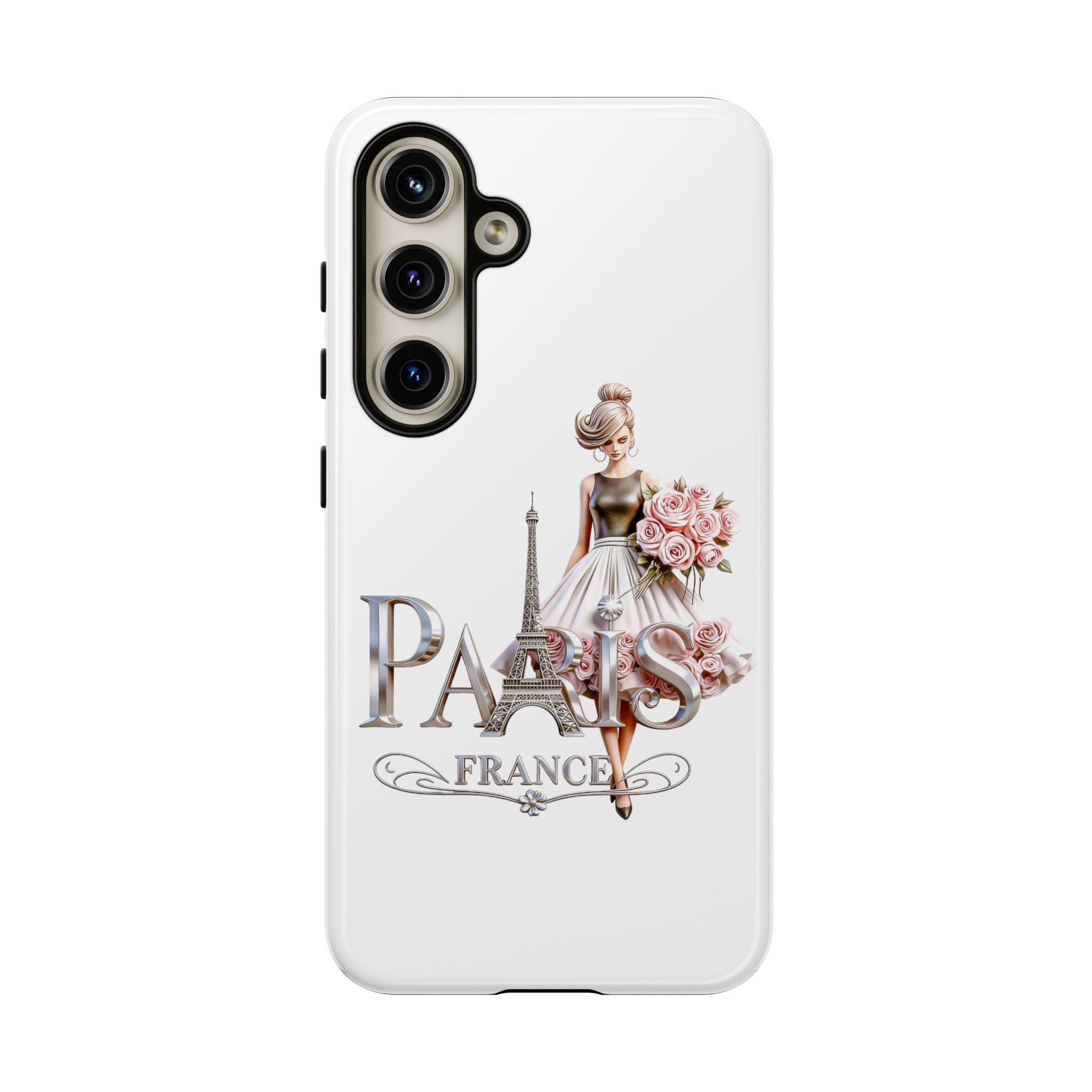 Phone Case | Eiffel Tower Floral Fashion Design Printify