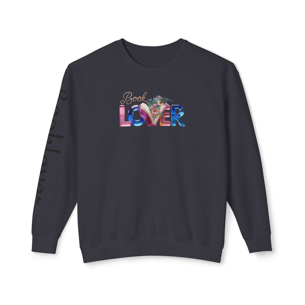 Book Lover Sweatshirt —  Typography Bookworm Pullover Printify