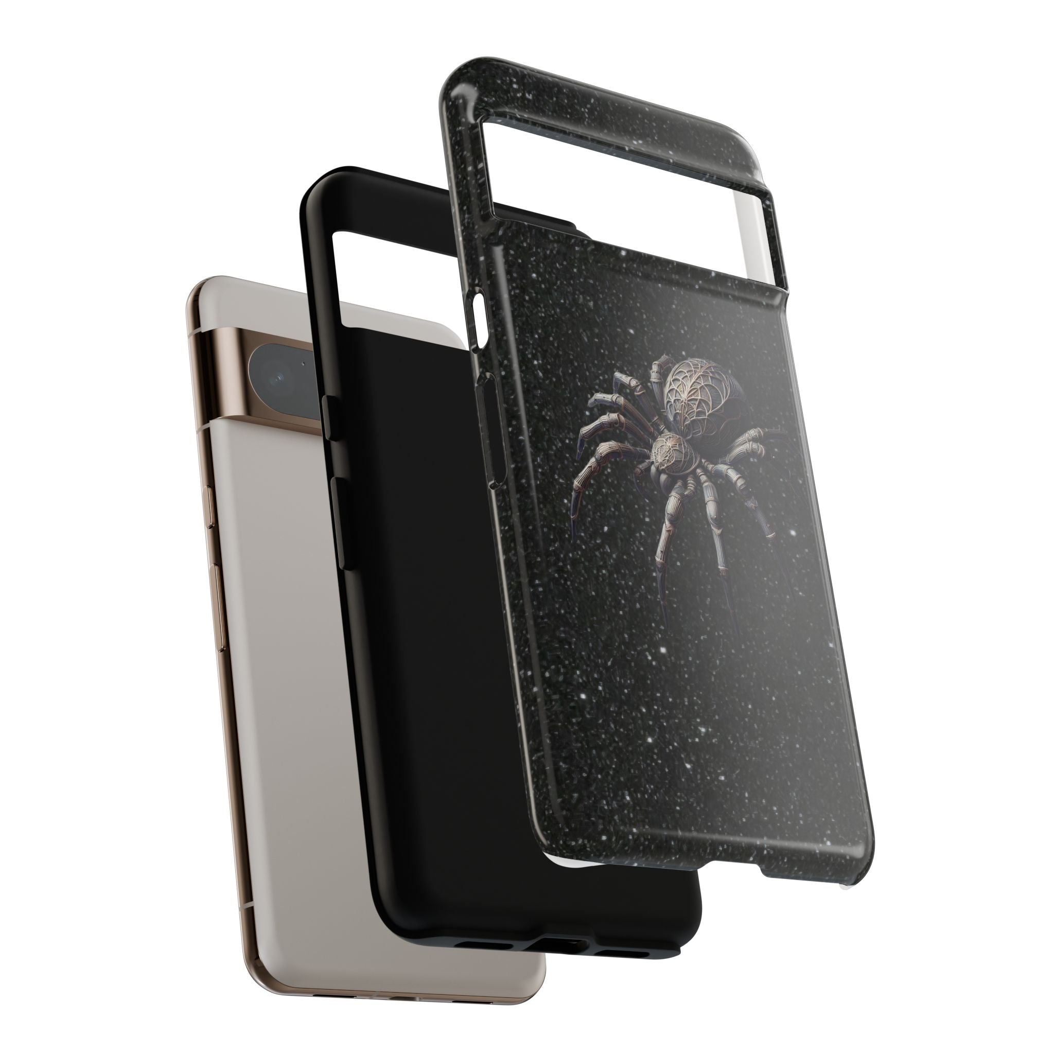 Spider Night Tough Phone Case — Dark Space Tarantula iPhone Cover Printify