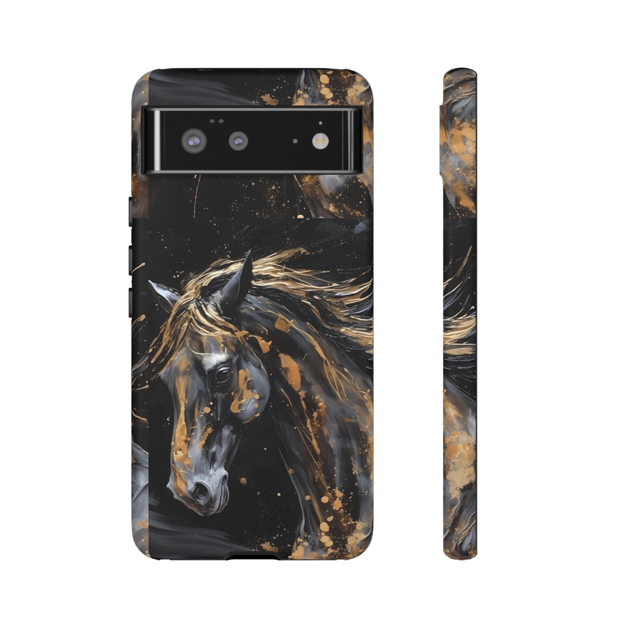 Golden Paint Horse Phone Case | Tough Case Printify