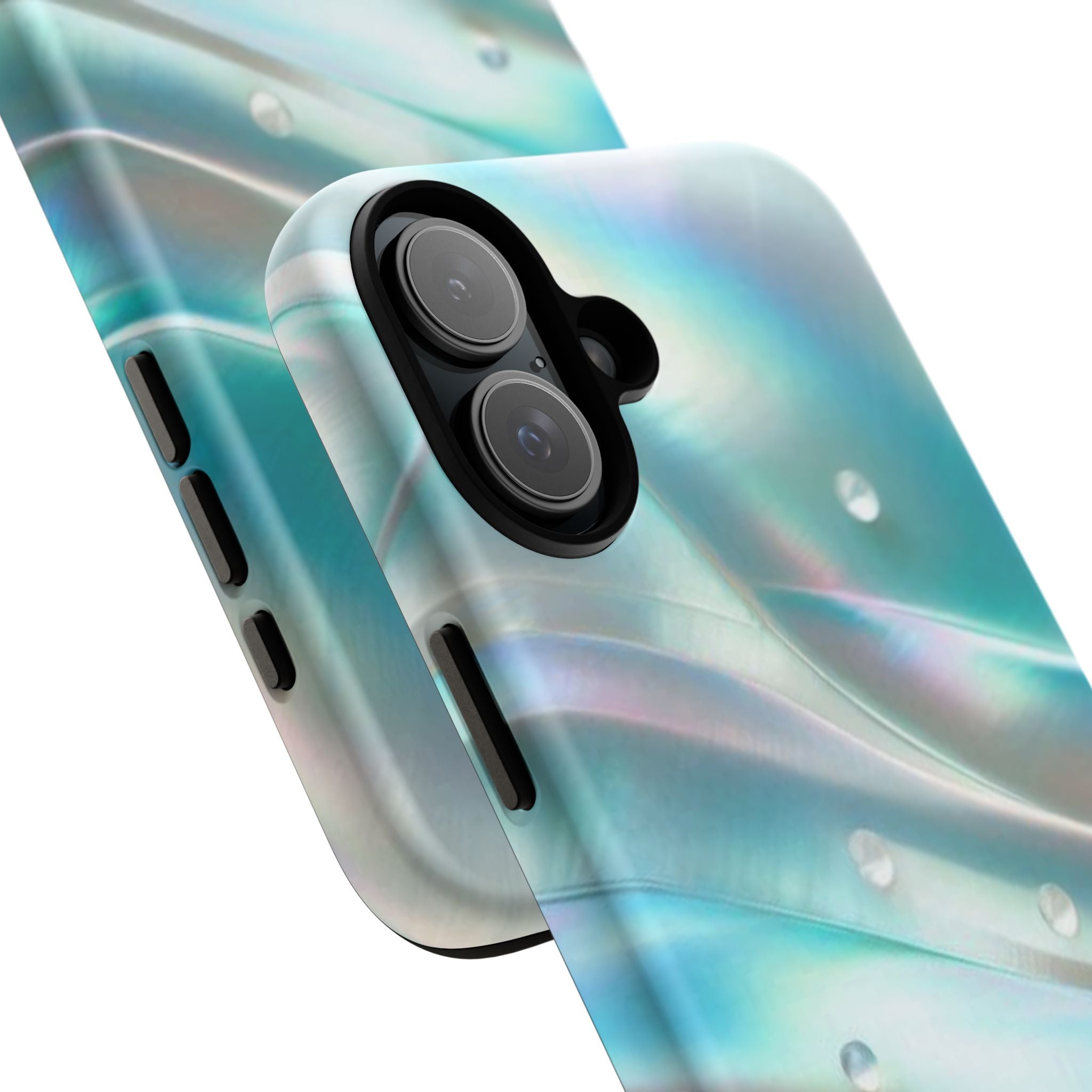 Iridescent Pearl Wave phone case | Tough Cases Printify