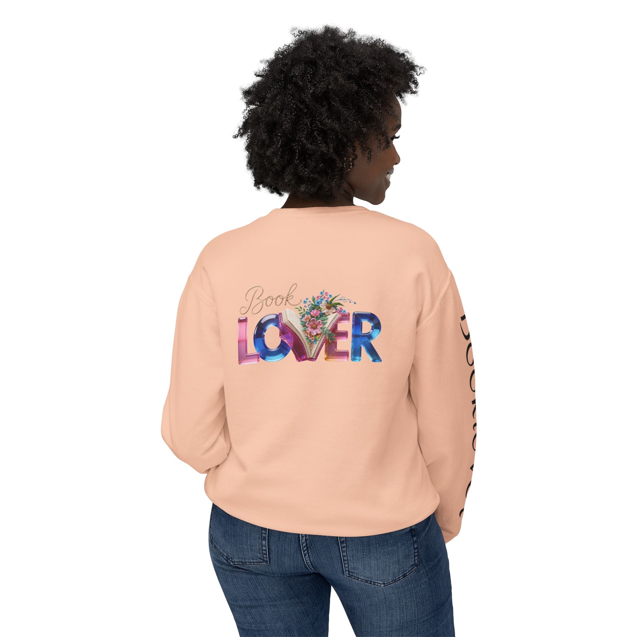 Book Lover Sweatshirt —  Typography Bookworm Pullover Printify
